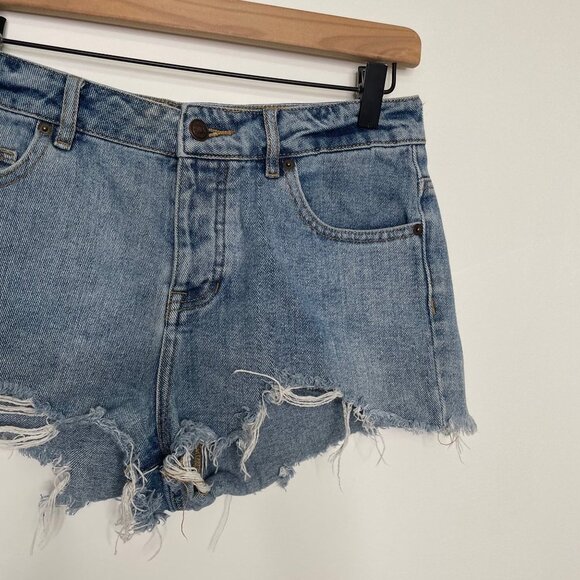 Brandy Melville Cutoff Denim Shorts Size 29 Cotton‎ - Picture 2 of 7